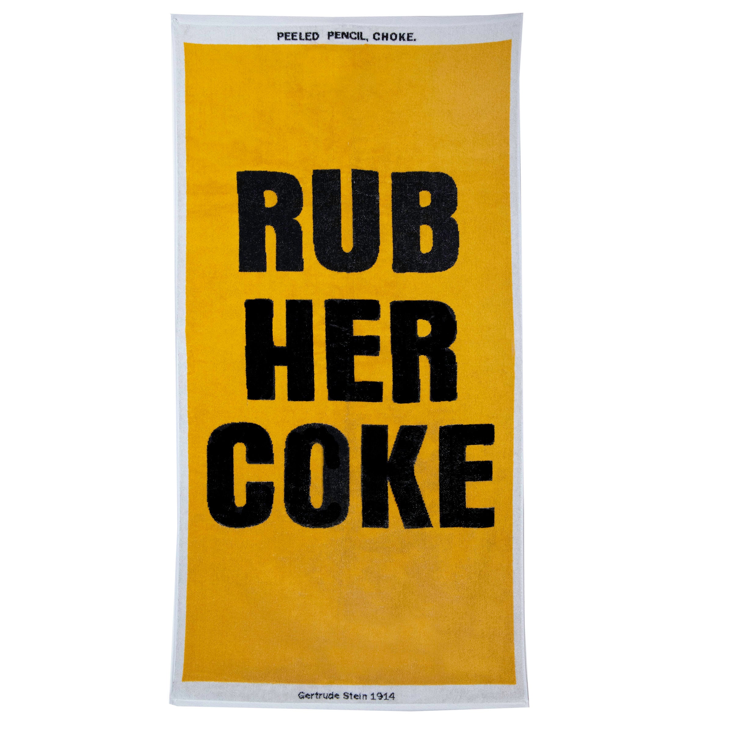 Eve Fowler Rub Her Coke Towel