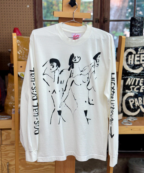 ★Wacky WiLLy★ Logo graphic long sleeve t-shirt white IMG_0815_grande.jpg?v=1718684482