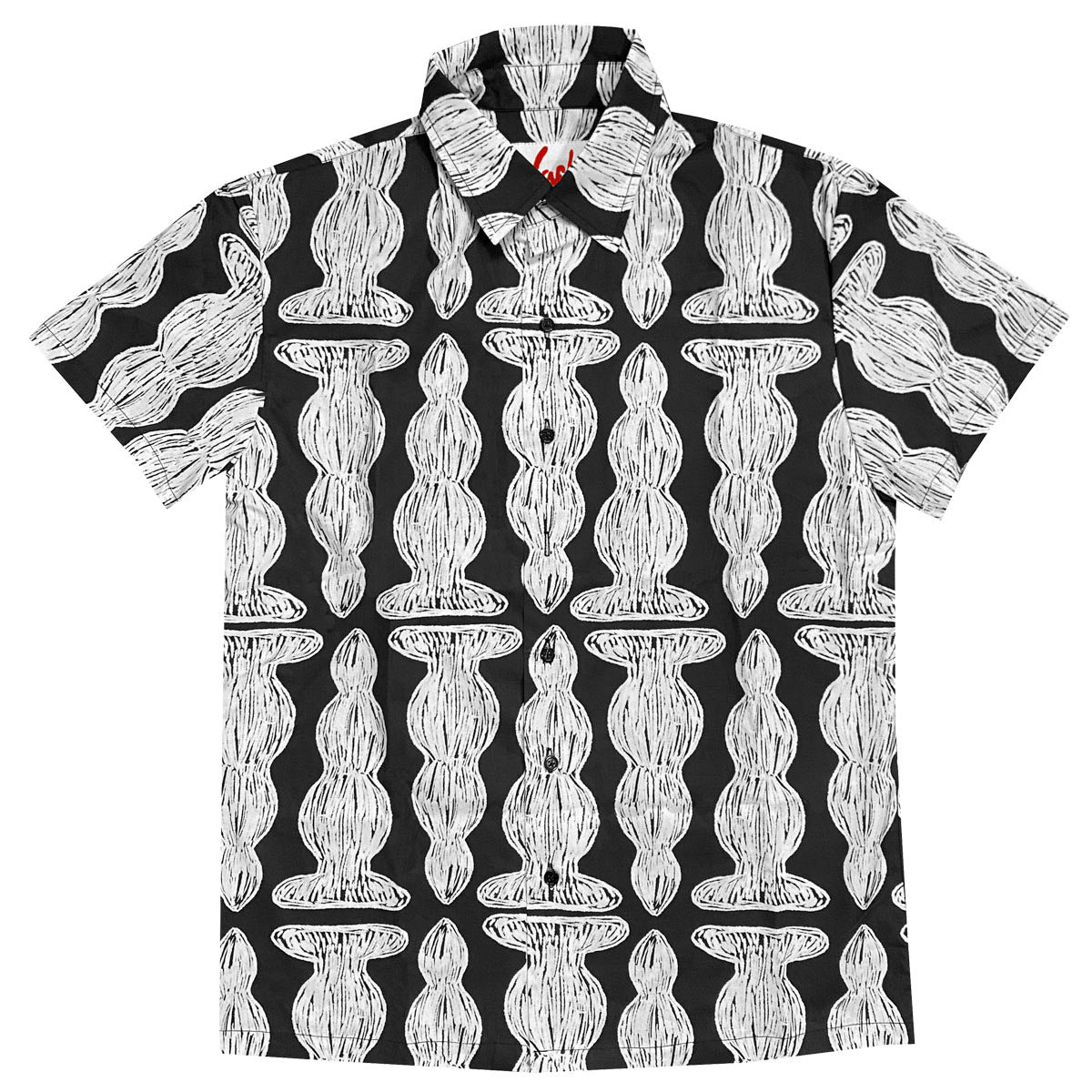 Plug It Up Button Down by Chris E. Vargas