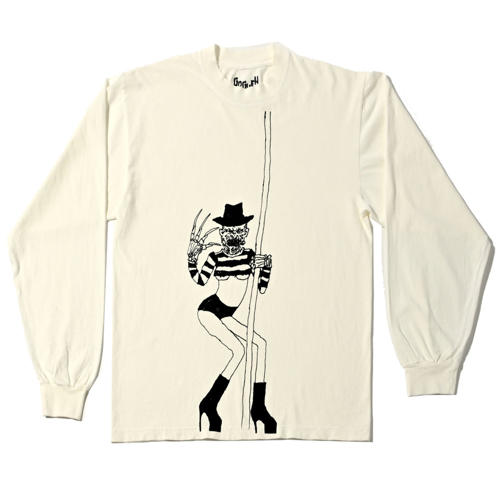 Freddy The Stripper Long Sleeve Tee Shirt