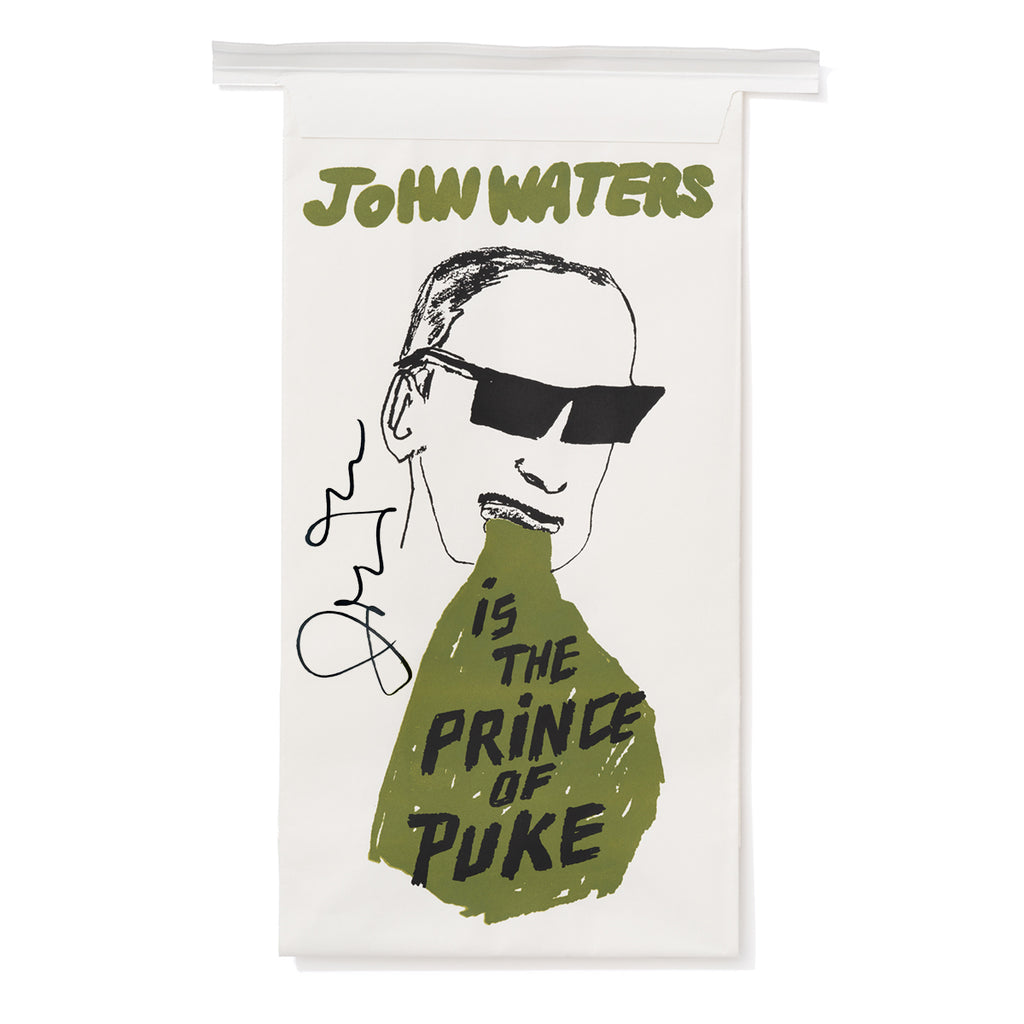 John Waters SIGNED Barf Bag!