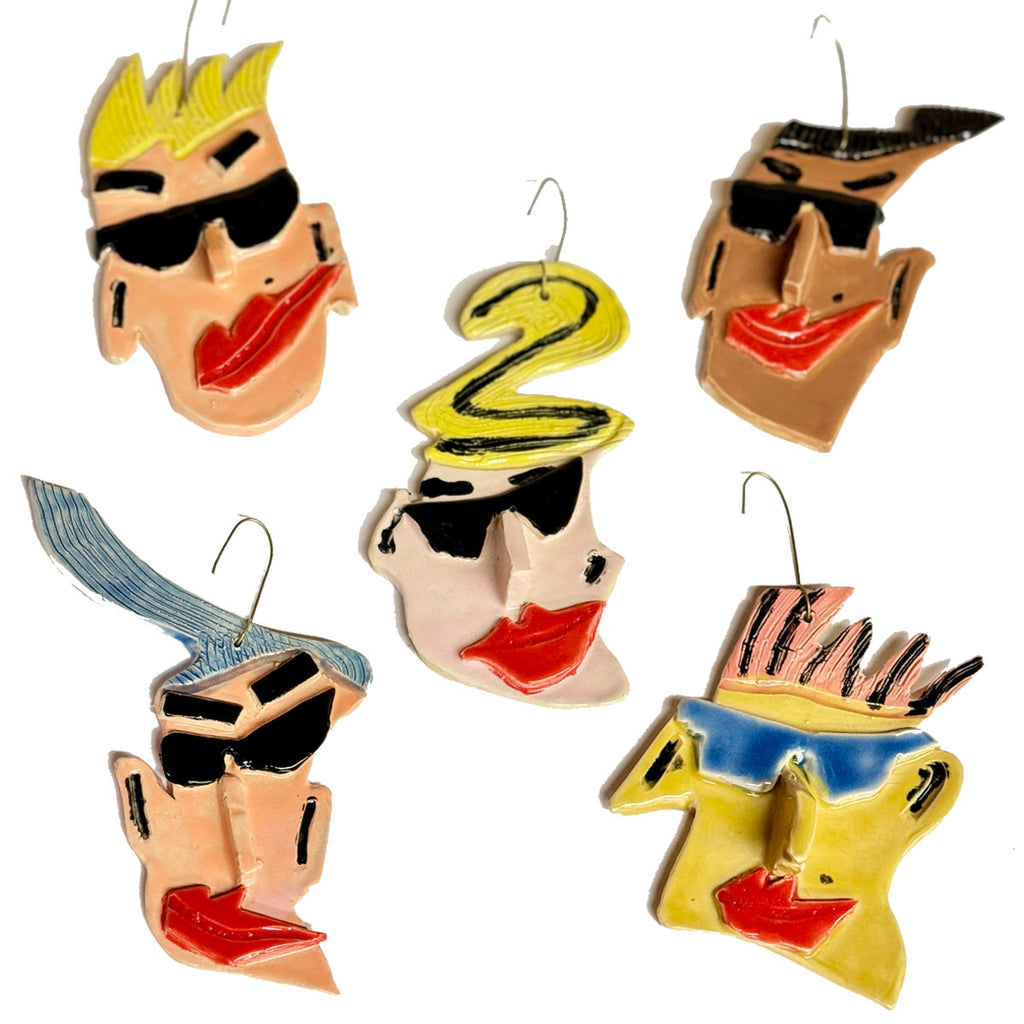 Seth Bogart Ornaments - PUNK FACE!