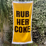 Eve Fowler Rub Her Coke Towel