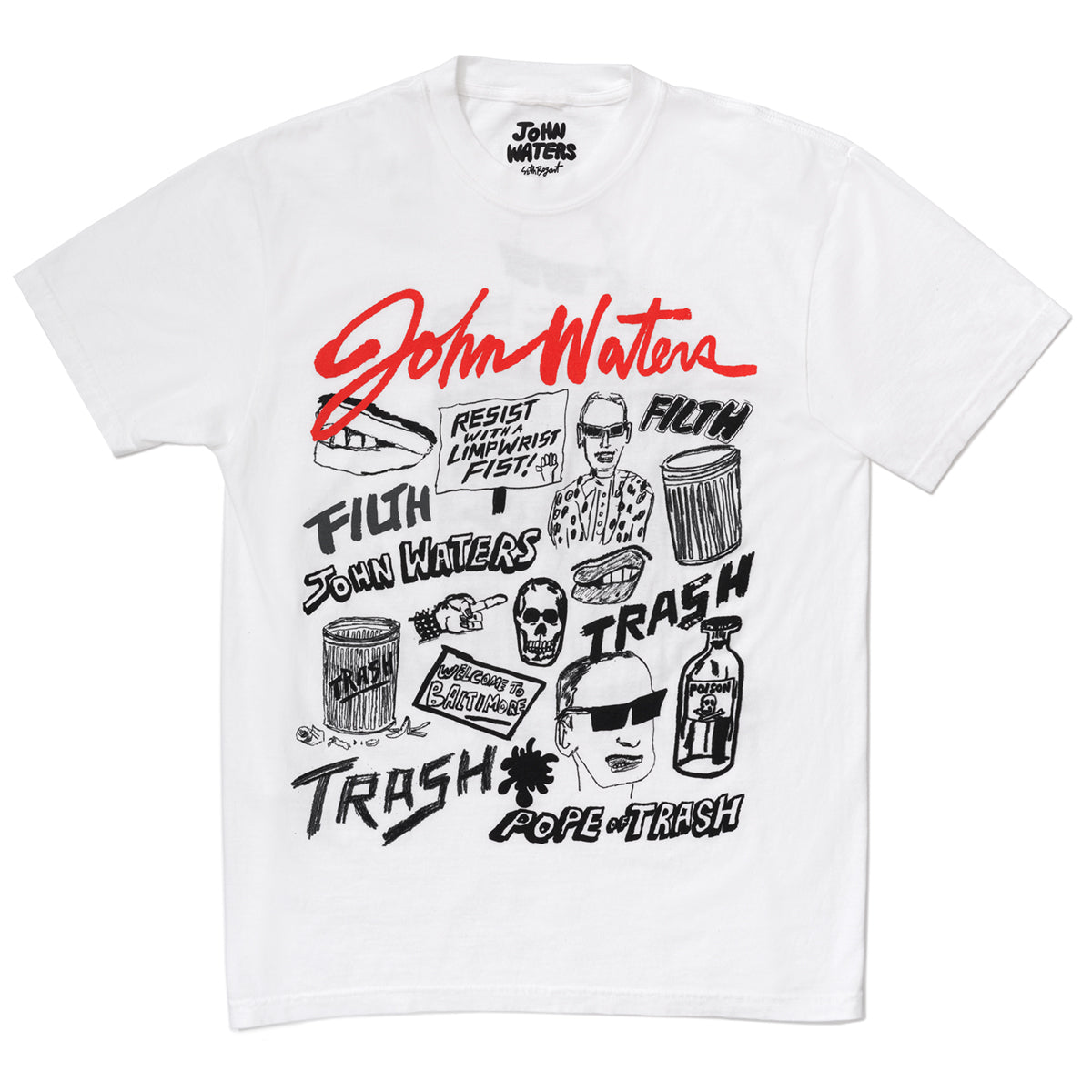 John Waters Doodle Print Tee (PRE-ORDER)
