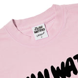 John Waters "Greetings From Baltimore" Short Sleeve Pink Tee