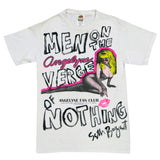 MEN ON THE VERGE OF NOTHING Hand Painted Tee (Only Smalls left)