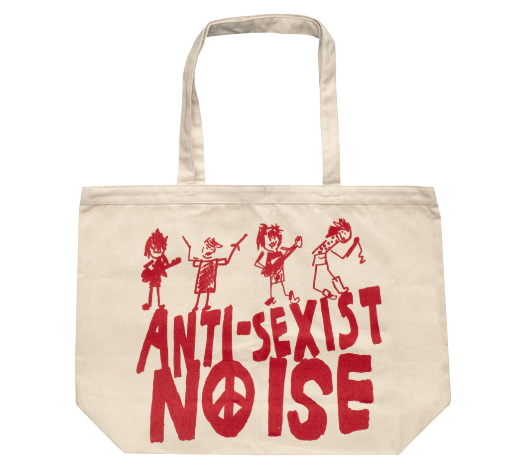 Anti-Sexist Noise Canvas Tote